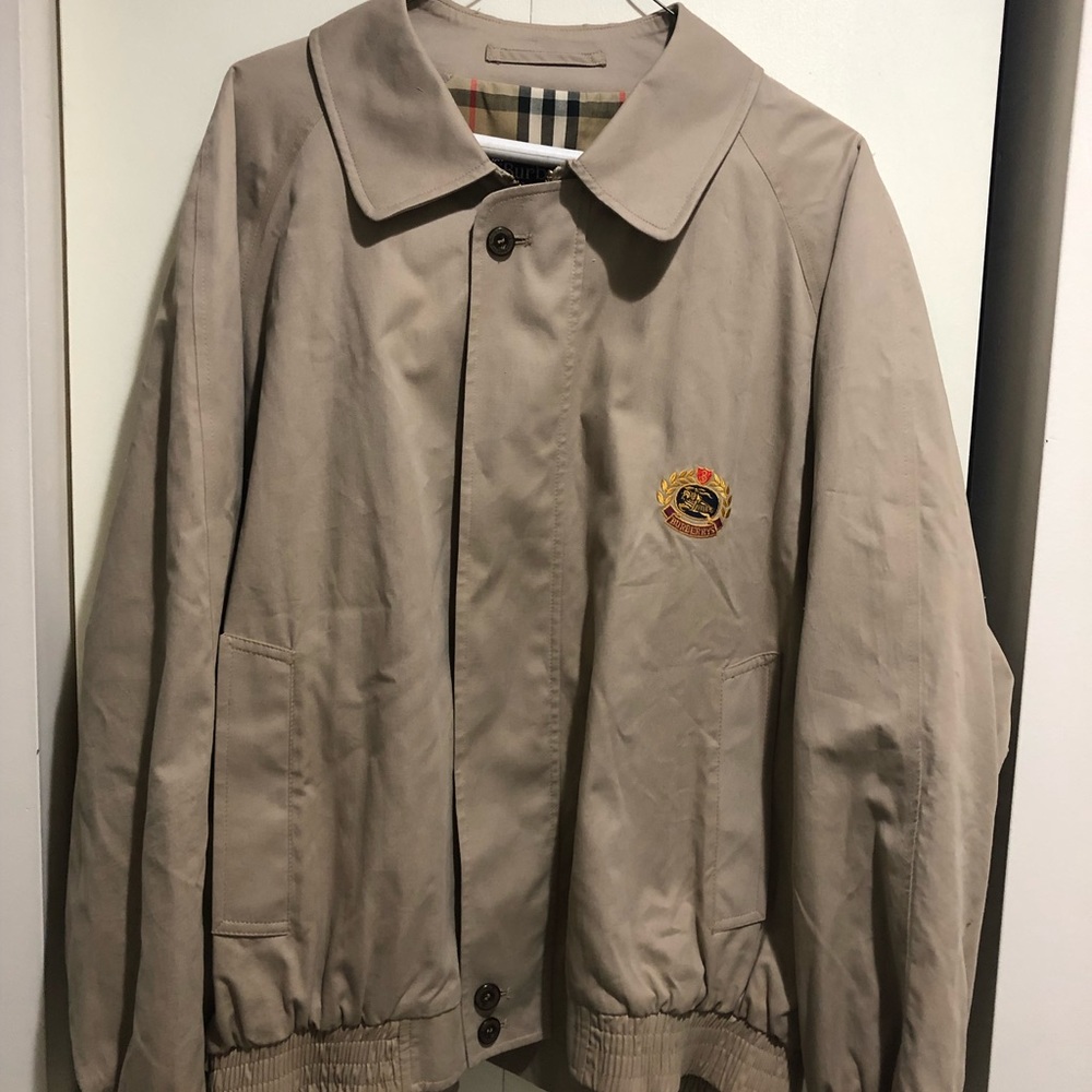 Vintage Burberry’s coat nova check 90s large og